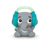 Little Genius Earl the Elephant Baby Sound Machine and Music Player, Included Music and Sounds, White Noise, Bluetooth, Stream Music, Multi-Color Night Light, Use Day and Night, Infant to Toddler