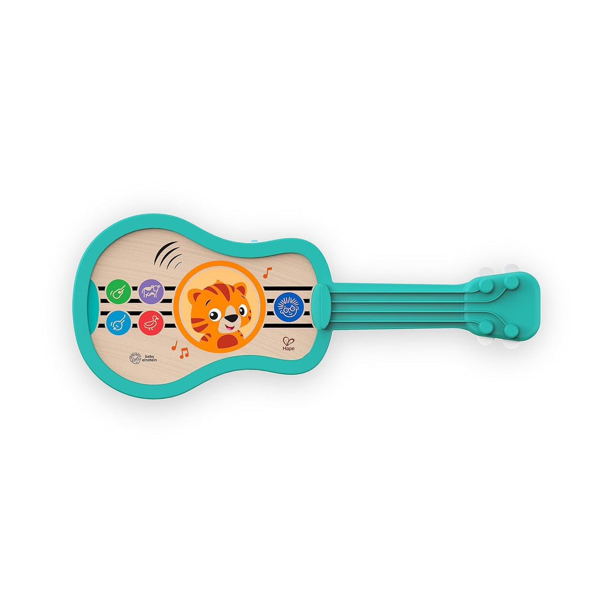 Little Geniusand Hape Magic Touch Piano Wooden Musical Toddler Toy, Age 6 Months and Up