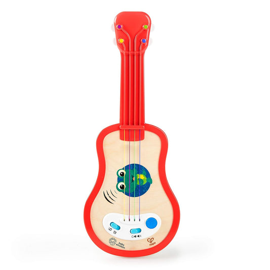 Little Genius Magic Touch Ukulele Wooden Musical Toy, Ages 12 months+, Red