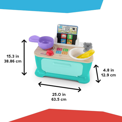 Little Genius Magic Touch Kitchen Pretend to Cook Toy with Real Sounds and Music, Fine Motor Skill Development, Grows from Infant to Toddler, for Ages 9 Months and Up