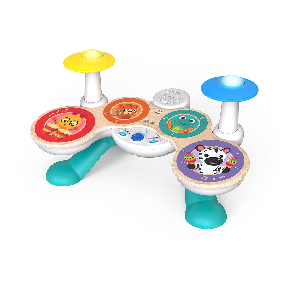Little Geniu Together in Tune Piano & Guitar Bundle, Safe Wireless Wooden Musical Toddler Toys, Magic Touch, 6 Months+