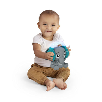 Little Genius Earl the Elephant Baby Sound Machine and Music Player, Included Music and Sounds, White Noise, Bluetooth, Stream Music, Multi-Color Night Light, Use Day and Night, Infant to Toddler