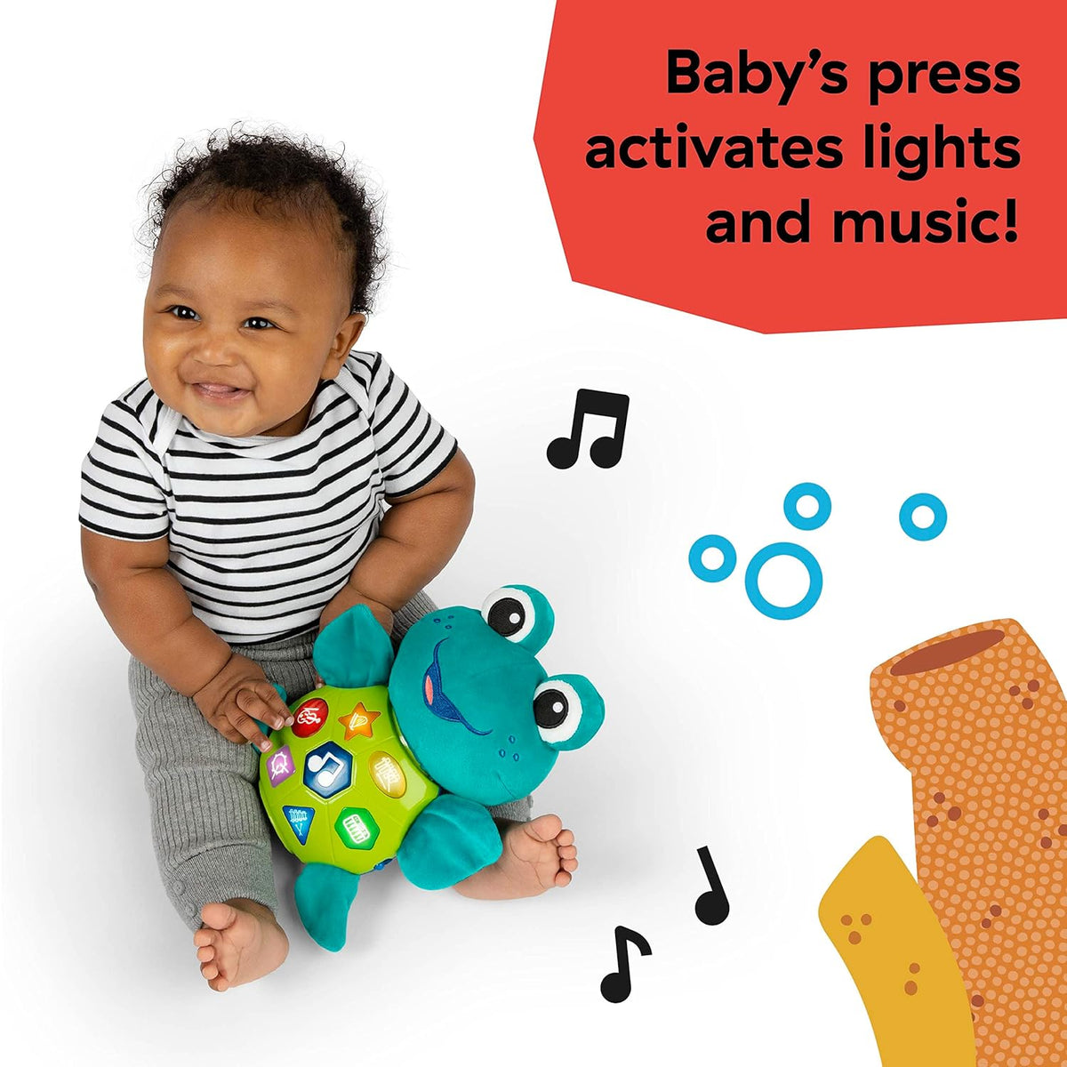 Little Geniusin Ocean Explorers Neptune’s Cuddly Plush Composer Musical Discovery Toy, Ages 6 Months and up