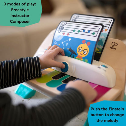 Little Geniusand Hape Magic Touch Piano Wooden Musical Toddler Toy, Age 6 Months and Up