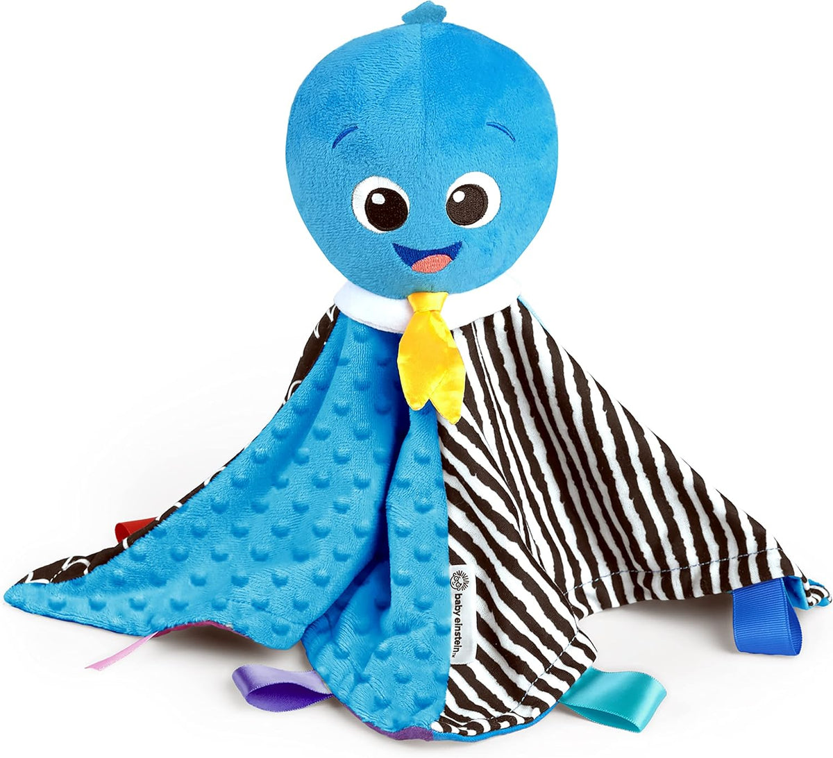 Little Genius Octoplush Musical Huggable Stuffed Animal Plush Toy, Learn Colors in 3 Languages, Blue, 11" Age 3 Month and up,