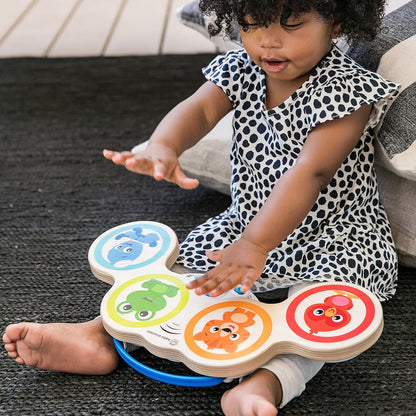 Little Genius Magic Touch Wooden Drum Musical Toy, Ages 6 months Plus
