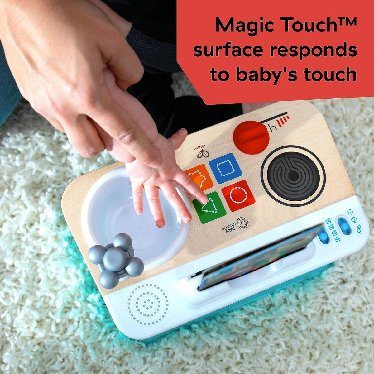 Little Genius Magic Touch Kitchen Pretend to Cook Toy with Real Sounds and Music, Fine Motor Skill Development, Grows from Infant to Toddler, for Ages 9 Months and Up