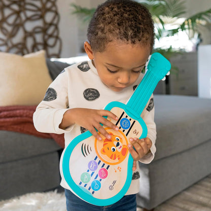 Little Genius Sing & Strum Magic Touch Ukulele Wooden Musical Toy, Ages 6 Months+, Multicolored