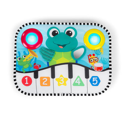Little Genius Ocean Explorers Neptune's Kick & Explore Musical Kick Pad & Crib Toy, Tummy Time Mat, Learning Toy, for Ages 0 Months and up