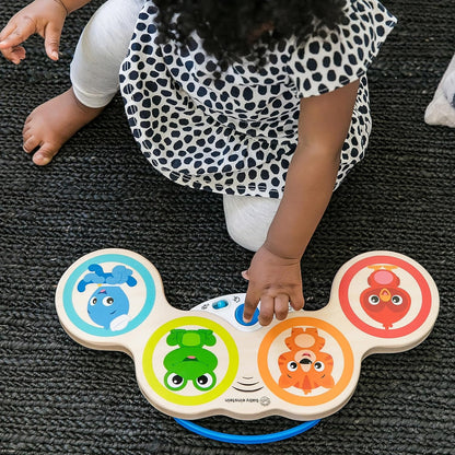 Little Genius Magic Touch Wooden Drum Musical Toy, Ages 6 months Plus