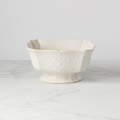 French Perle White Centerpiece Bowl