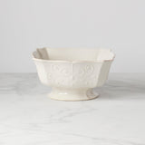 French Perle White Centerpiece Bowl